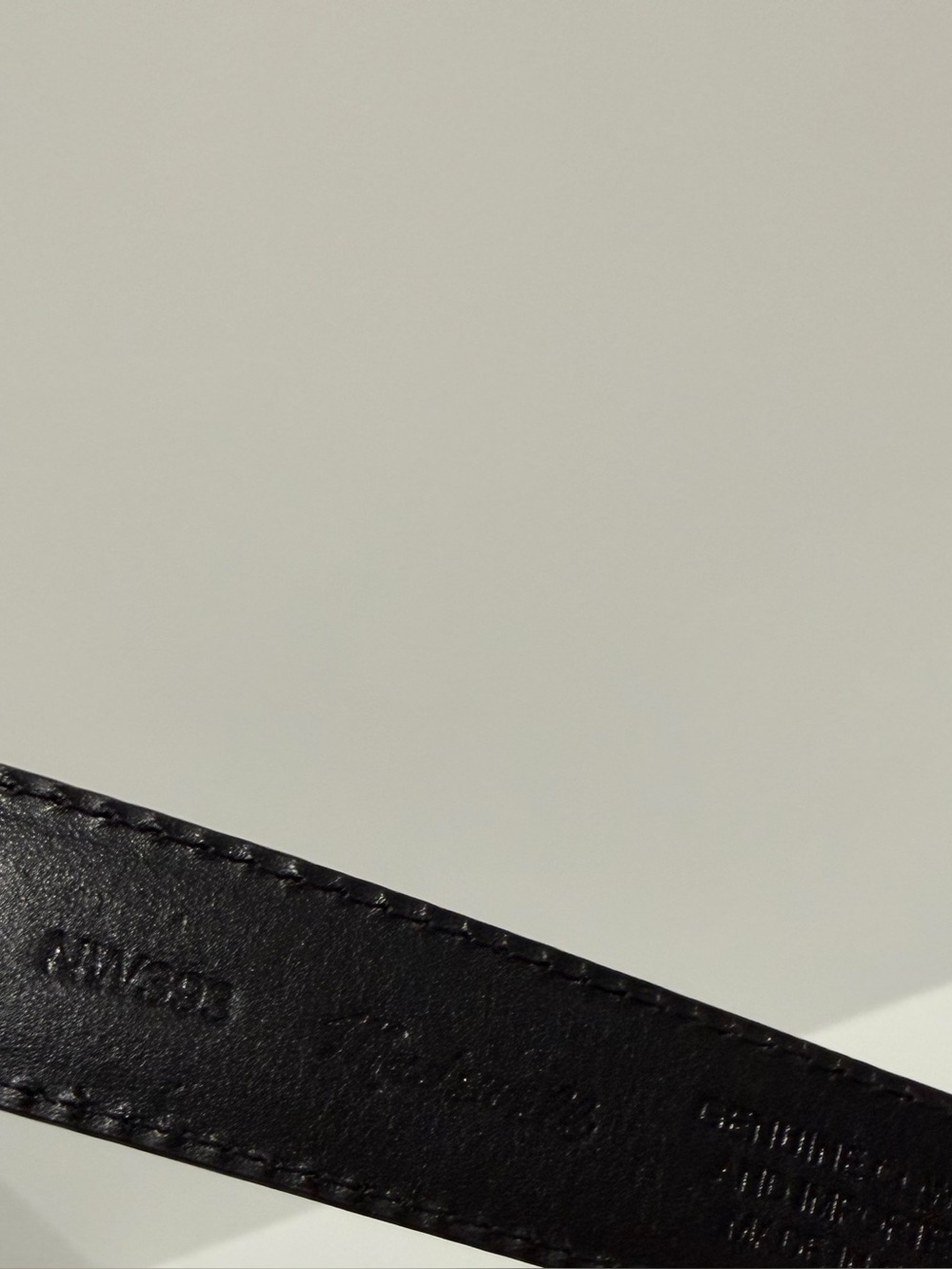 NEW Madewell Metal Keeper belt in True Black Leather silver and gold NW393 Small - Picture 8 of 9